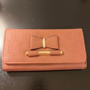 Brown leather wallet